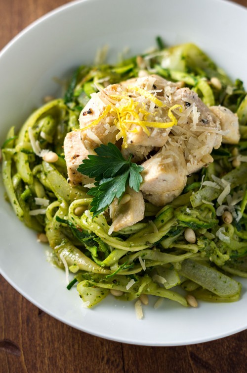 Pesto-Zoodles-with-Chicken