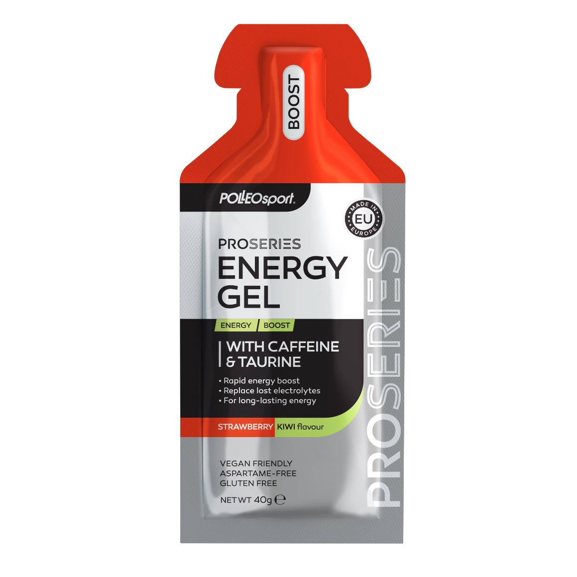 Energy Boost gel with Caffeine Taurin- Strawberry- Kiwi (002)