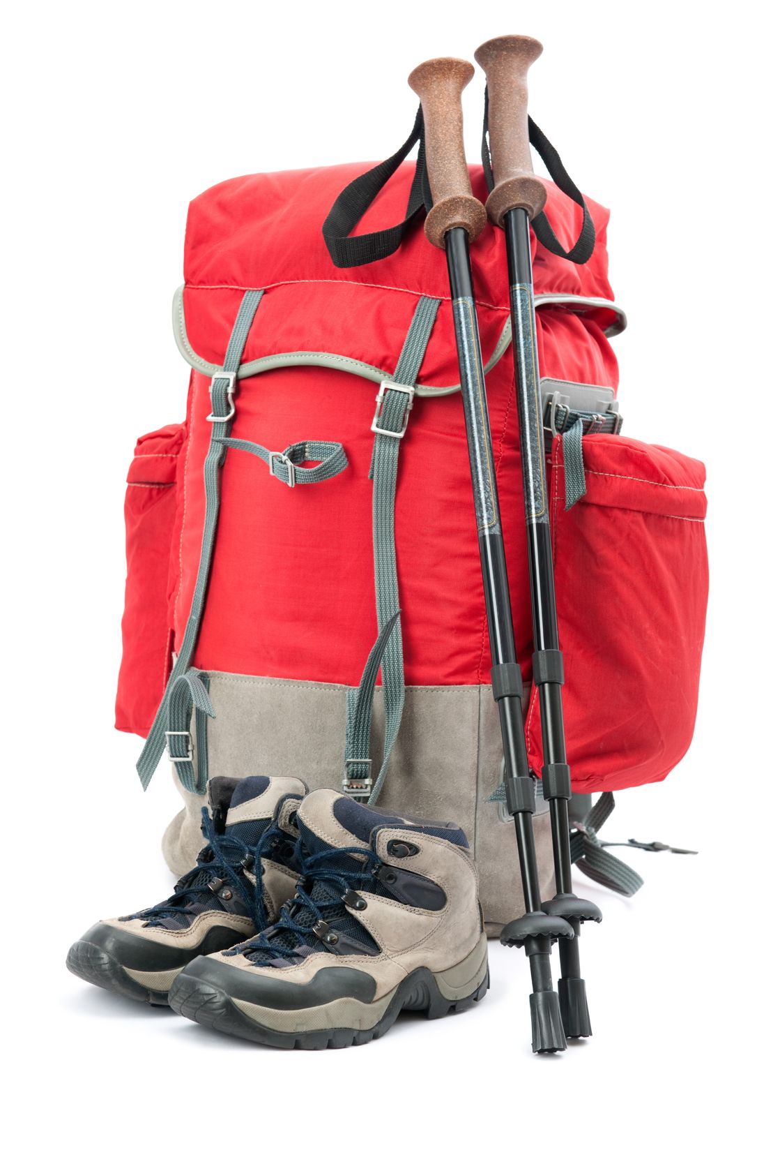 7376245 - hiking equipment, rucksack and boots